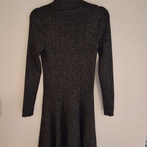 Calvin Klein Dark Gray Long Sleeve Dress